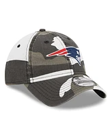 Youth Boys and Girls New Era Camo New England Patriots 9TWENTY Adjustable Hat
