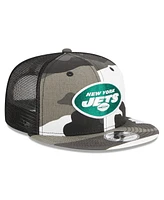 Men's New Era Urban Camo New York Jets 9FIFTY Trucker Snapback Hat