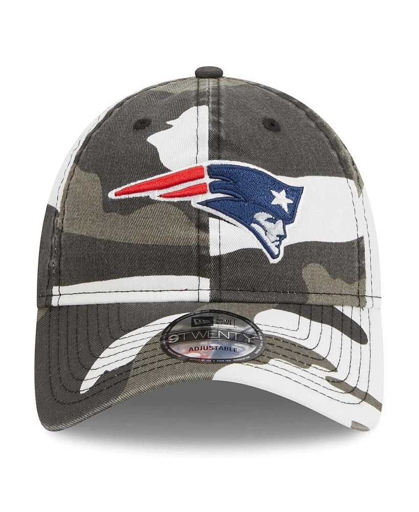 Youth Boys and Girls New Era Camo New England Patriots 9TWENTY Adjustable Hat