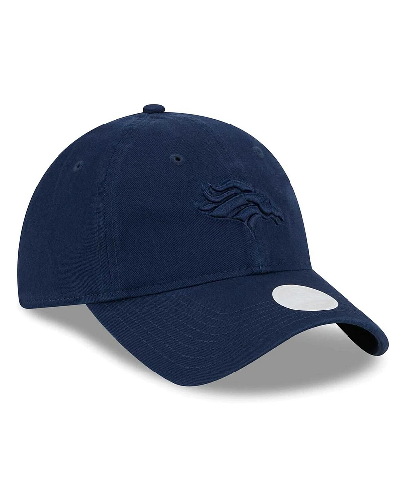 Women's New Era Navy Denver Broncos Color Pack 9TWENTY Adjustable Hat