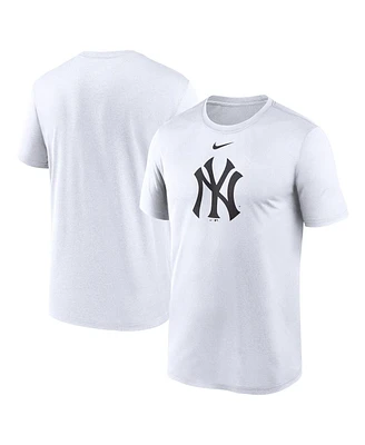 Men's Nike White New York Yankees Legend Fuse Large Logo Performance T-shirt