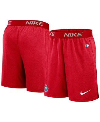 Men's Nike Red Miami Marlins City Connect Performance Practice Shorts