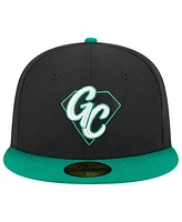 Men's New Era Black Dayton Dragons Theme Nights Gem City 59FIFTY Fitted Hat