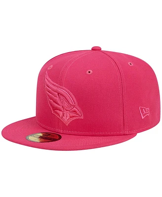 Men's New Era Pink Arizona Cardinals Color Pack 59FIFTY Fitted Hat
