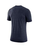 Men's Nike Navy Distressed Michigan Wolverines Retro Tri-Blend T-shirt