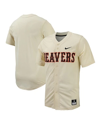 Men's Nike Oregon State Beavers Replica Full-Button Baseball Jersey