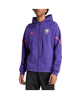 Men's adidas Purple Orlando City Sc 2024 Anthem Travel Full-Zip Jacket