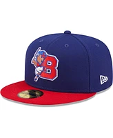 Men's New Era Royal Buffalo Bisons Authentic Collection 59FIFTY Fitted Hat