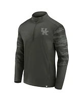 Men's Fanatics Olive Kentucky Wildcats Oht Military-Inspired Appreciation Guardian Quarter-Zip Top