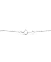 Multi-Gemstone (1 ct. t.w.) 18" Lariat Necklace in Sterling Silver