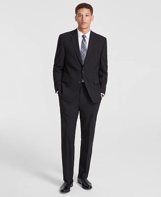 Perry Ellis Men's Modern-Fit Solid Nested Suit