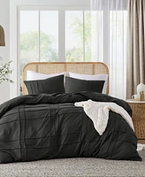 510 Design Porter Washed Pleated -Pc. Duvet Cover Set