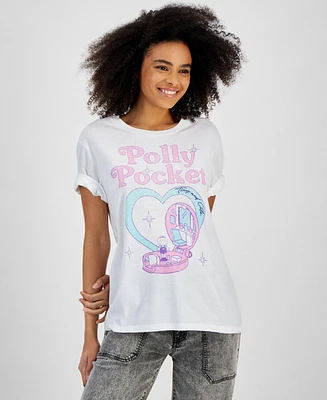 Love Tribe Juniors' Polly Pocket Graphic Crewneck T-Shirt