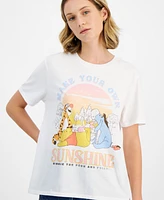 Disney Juniors' Winnie The Pooh Paradise Crewneck T-Shirt
