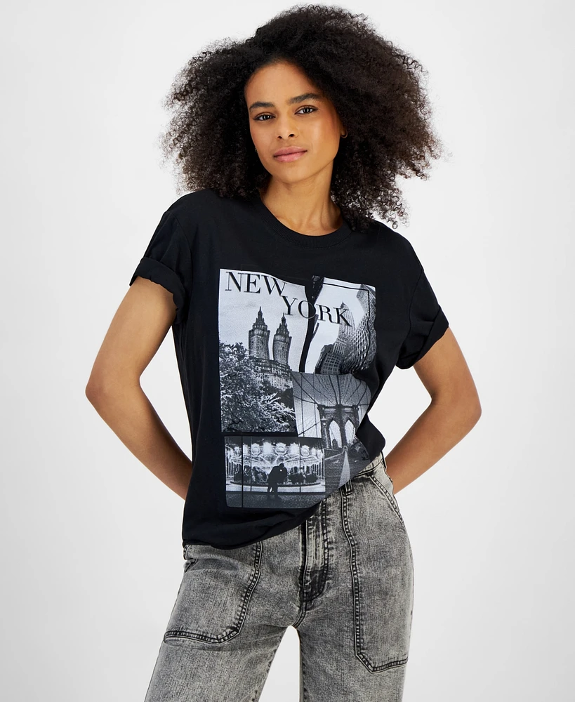 Self Esteem Juniors' New York Graphic T-Shirt