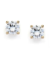 Kleinfeld Cubic Zirconia Round Cut Stud Earrings