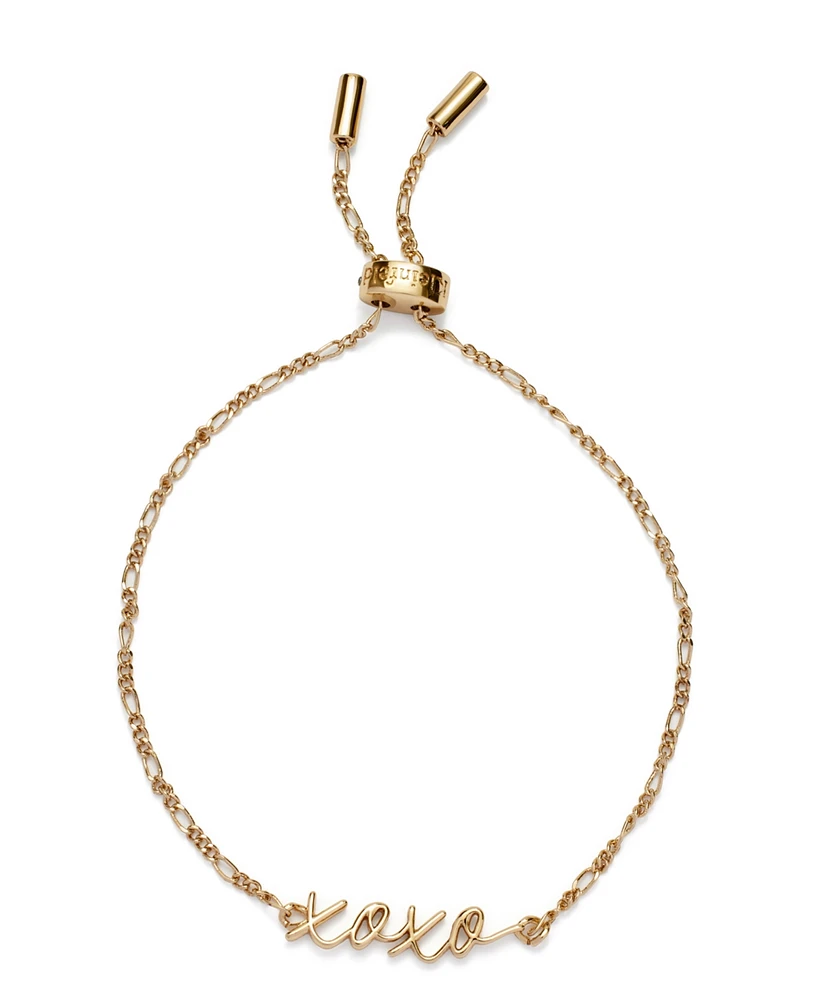 Kleinfeld Gold-Tone Xoxo Script Delicate Bracelet