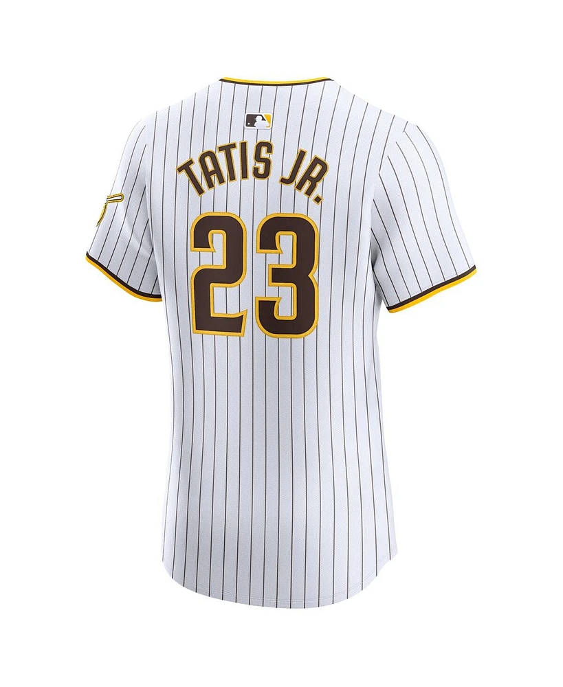 Men's Nike Fernando Tatis Jr. White San Diego Padres Home Elite Jersey