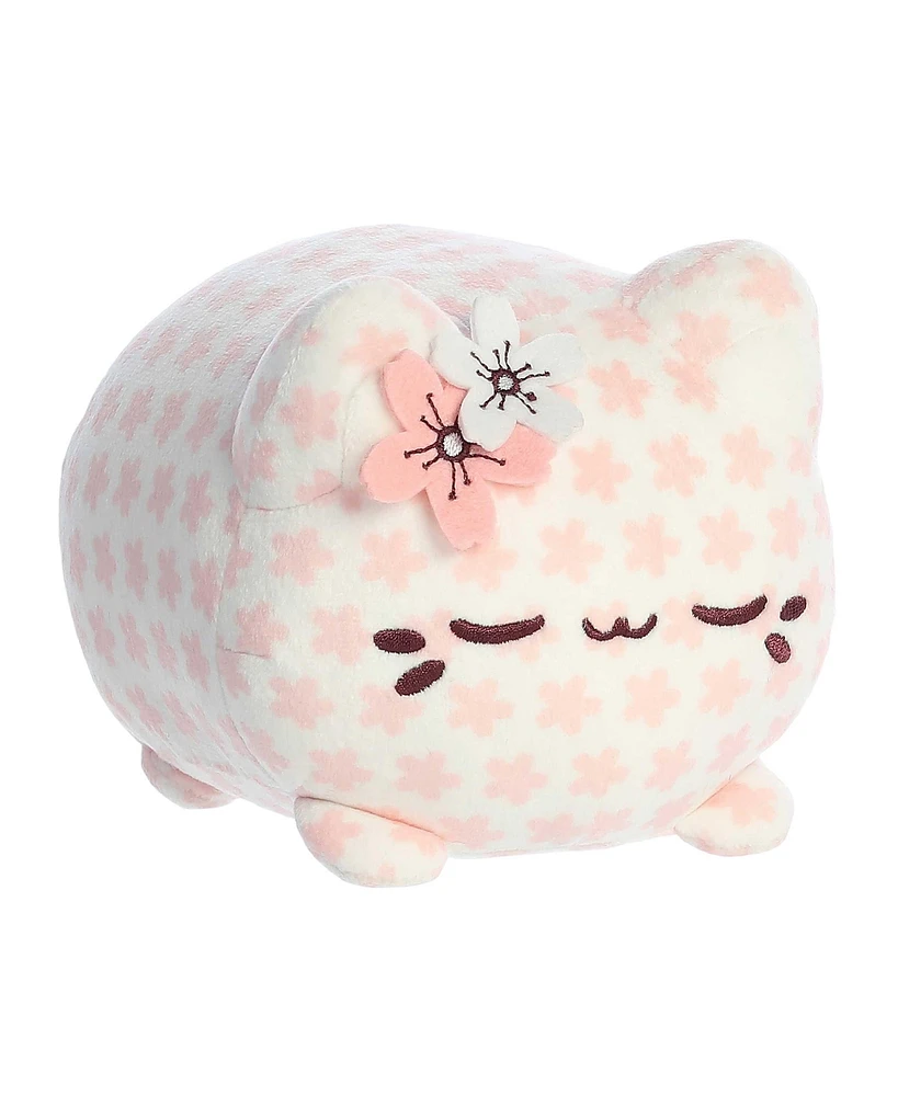 Aurora Small Sakura Meowchi Tasty Peach Enchanting Plush Toy Pink 7"