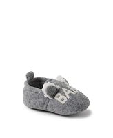 Dearfoams Baby Boys Casey Bear Family Scuff Slipper