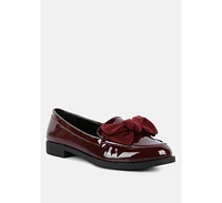 London Rag Bowberry Bow-Tie Patent Loafers