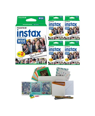 Fujifilm instax Wide Instant Film Pack (100 Exposures) Bundle
