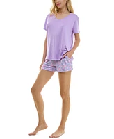 Roudelain Women's Printed Sleep Shorts