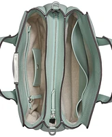 Donna Karan Amagansett Soft-Rolled Leather Satchel with Sculpted Magnet Closure