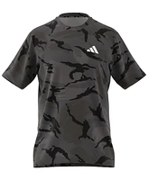 adidas Men's Short Sleeve Crewneck Camo Print T-Shirt