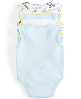 Disney Baby Mickey Mouse Surf Bodysuits, Pack of 3