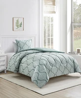 Sunham Danica Blue 3-Pc. Comforter Set, Created for Macy's