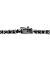 Men's Black Diamond Tennis Bracelet (8 ct. t.w.) in Black Rhodium-Plated Sterling Silver