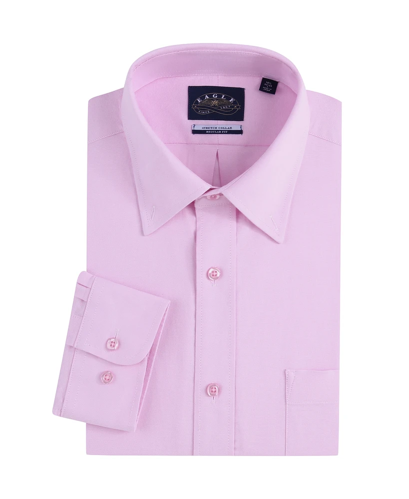 Eagle Men's Stretch Neck Pinpoint Oxford Shirt