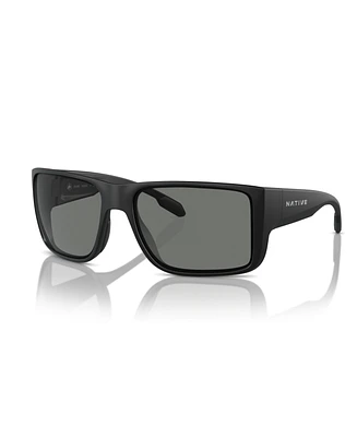 Native Eyewear Men's Polarized Sunglasses, Badlands Xd9045