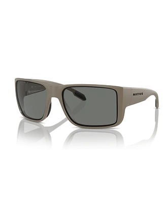 Native Eyewear Men's Polarized Sunglasses, Badlands Xd9045