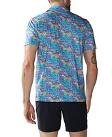 Chubbies Men's The Tropical Bunch Performance Polo 2.0