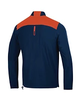 Men's Under Armour Navy Auburn Tigers 2023 Motivate Half-Zip Top