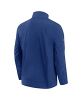 Men's Fanatics Blue Toronto Maple Leafs Authentic Pro Rink Coaches Full-Zip Jacket