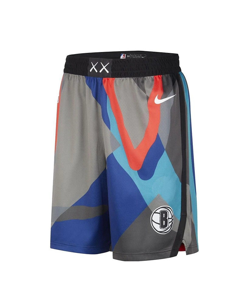 Men's Nike Black Brooklyn Nets 2023/24 City Edition Swingman Shorts