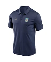 Men's Nike Navy Minnesota Twins Cooperstown Collection Logo Franchise Performance Polo Shirt