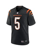 Men's Nike Tee Higgins Black Cincinnati Bengals Game Player Jersey