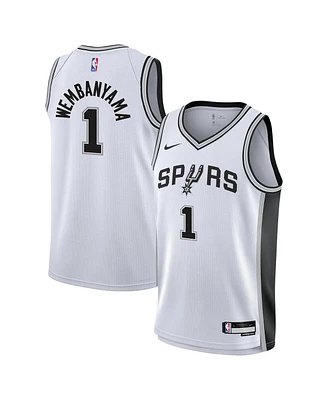 Big Boys Nike Victor Wembanyama White San Antonio Spurs Swingman Jersey - Association Edition