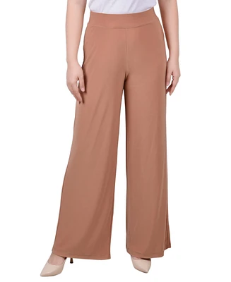 Ny Collection Women's Wide Leg Pull On Pants
