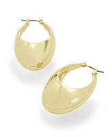 Robert Lee Morris Soho Gold-Tone Dome Hoop Earrings