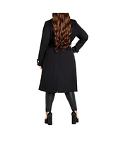 City Chic Women's Abby Coat