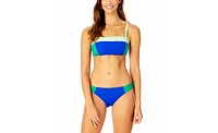 Women's Colorblock Bandeau Bra Swim Top