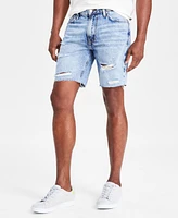 Guess Men's Slim-Fit Wyatt Destroyed Cut-Off Shorts