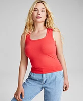 And Now This Women's Ribbed Seamless Square-Neck Tank Top, Created for Macy's