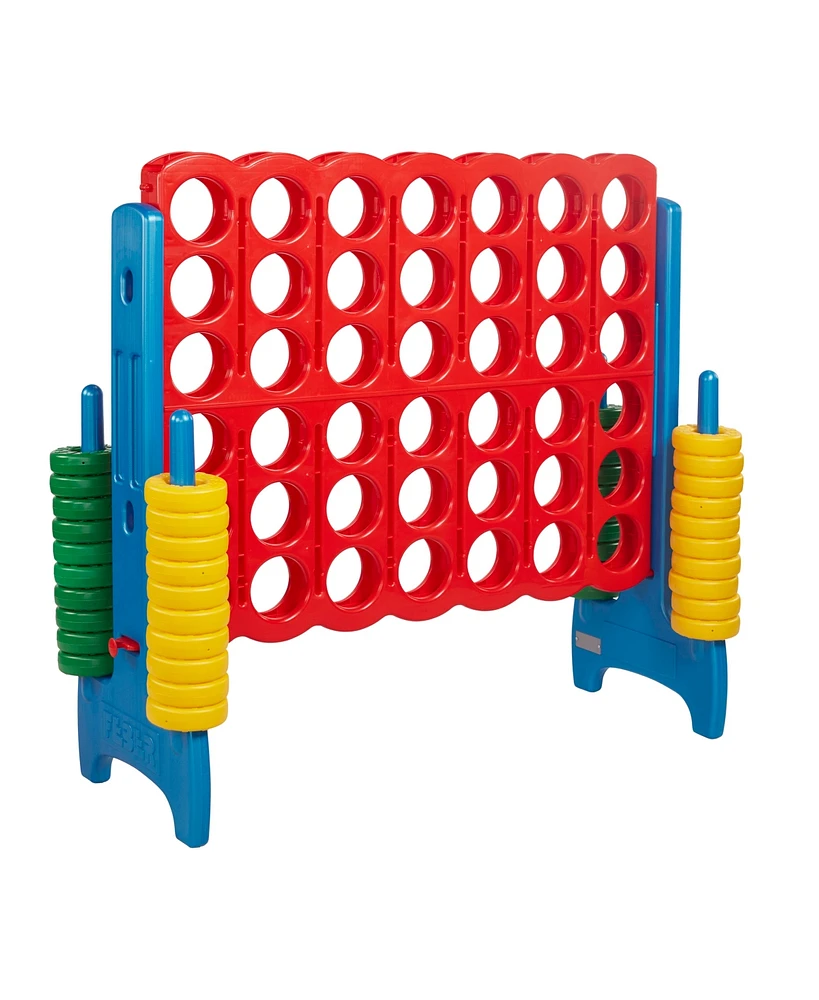 ECR4Kids Jumbo 4-To-Score, Giant Game, Vibrant