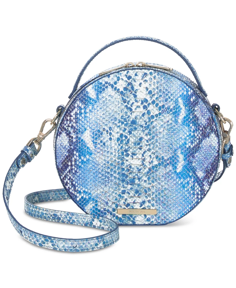 Brahmin Lane Joyful Oceangrove Mini Leather Crossbody